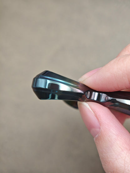 Cat's Eye Zirconium Oil Slick