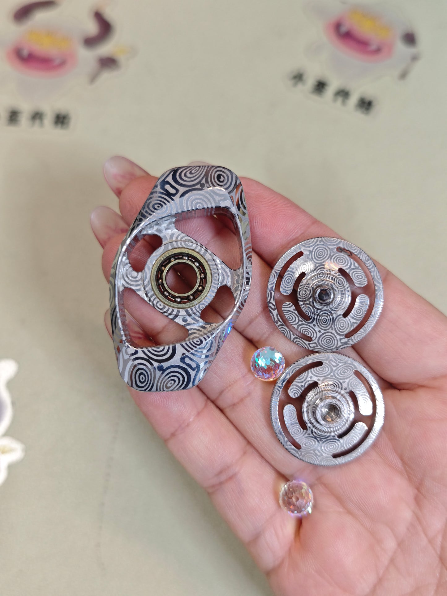 Mirror Eye Damasteel