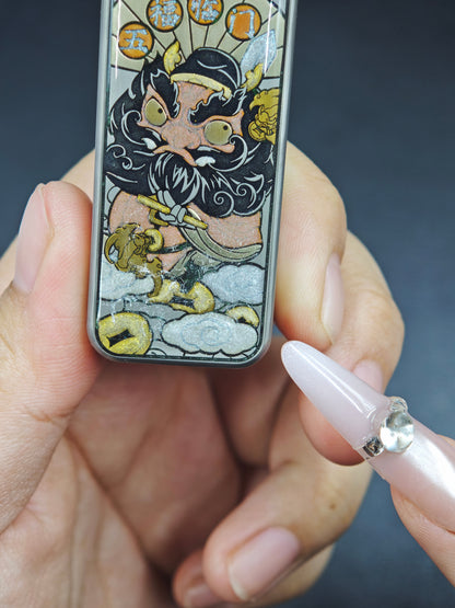 Zhong Kui Paperweight Titanium Resin-Sealed
