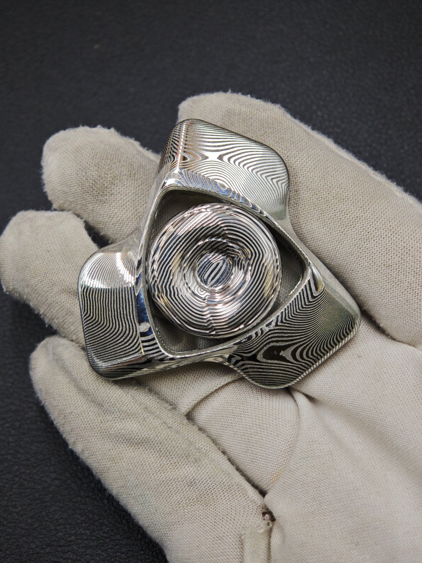 Phantom Dual Leaf Damasteel