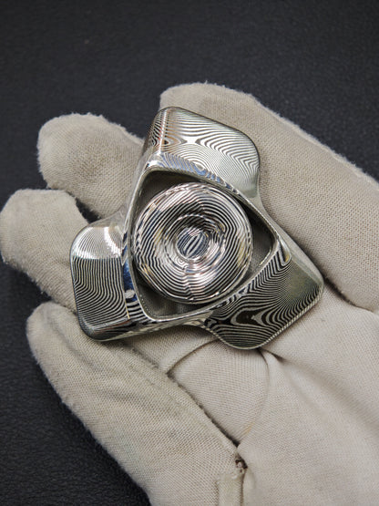 Phantom Dual Leaf Damasteel