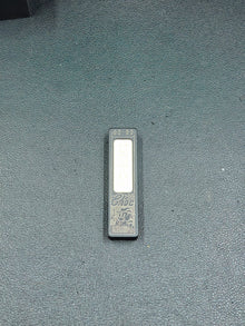Choc Aluminum Engraved