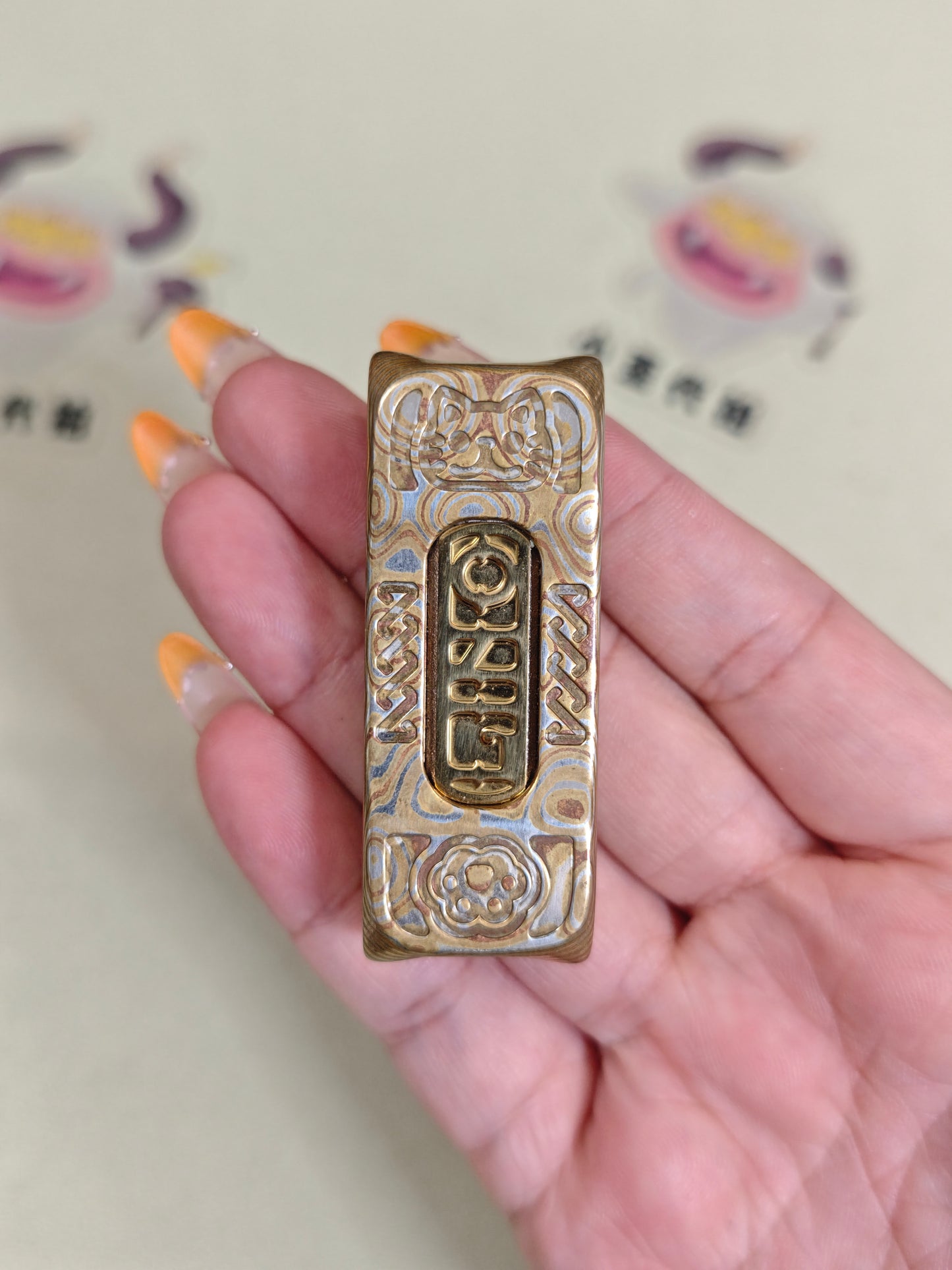 LINO EDC LIMBO Mechanical Mokume