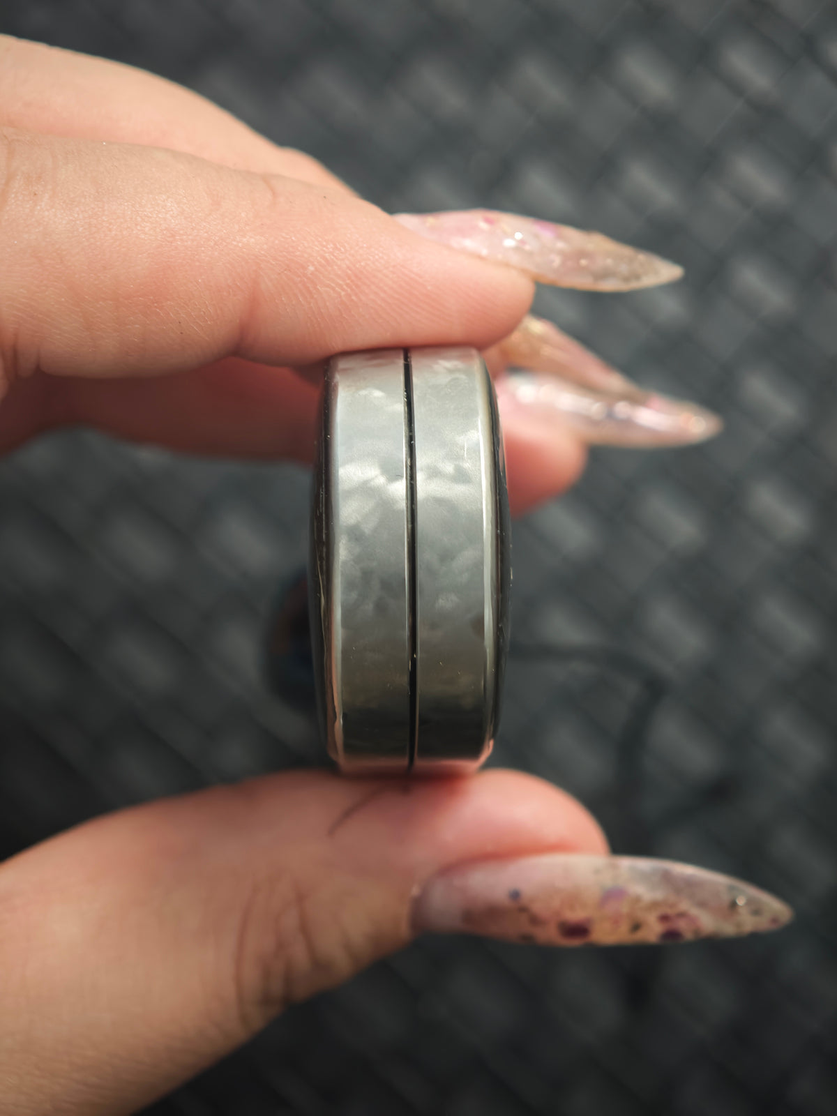 Dragon Rhythm Titanium Color-Anodized Resin-Sealed