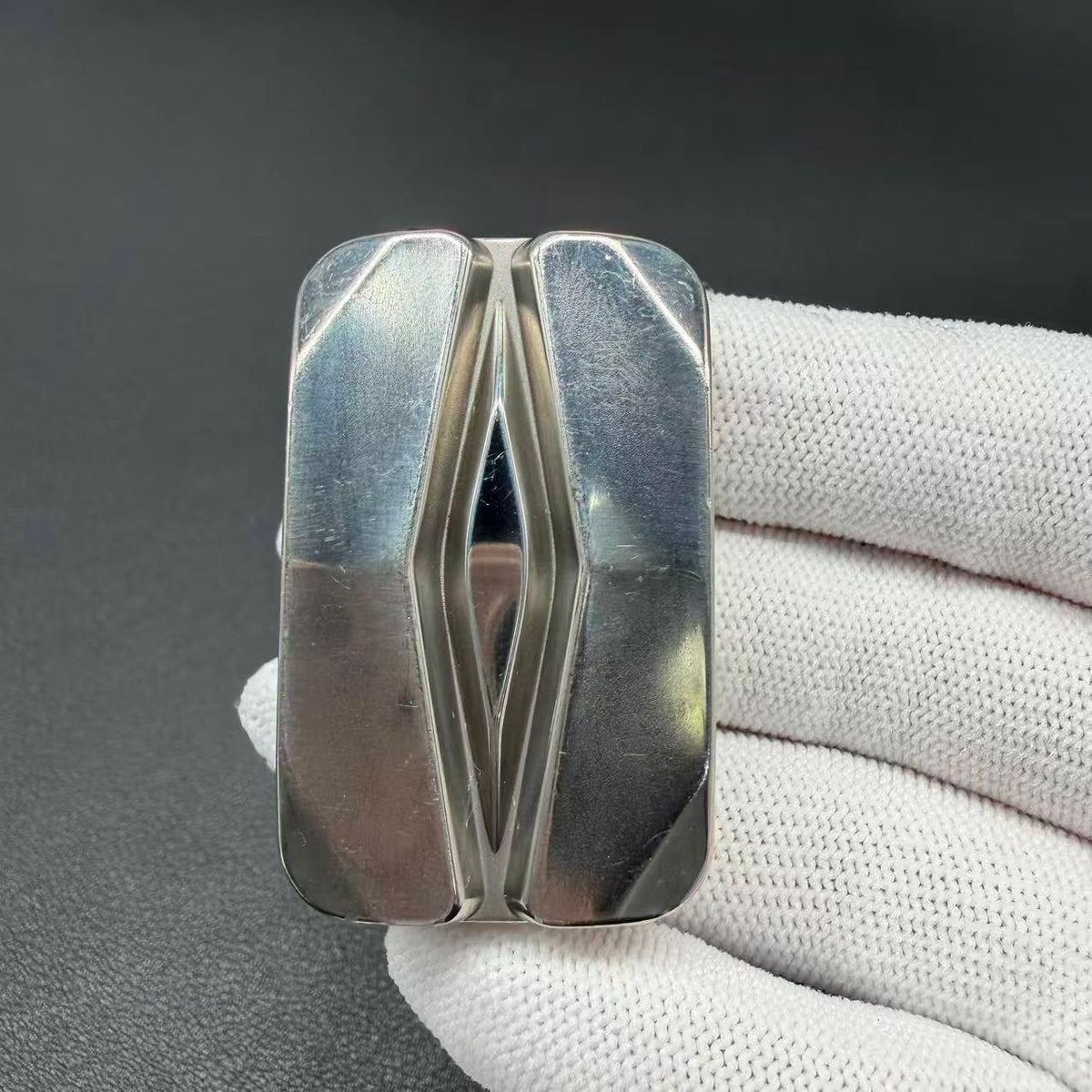 Empty Mountain Titanium Polished