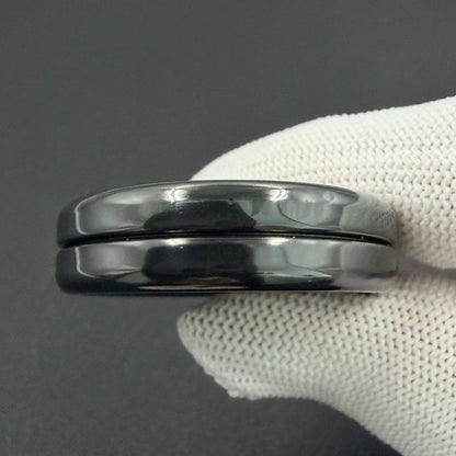 Devil Milk Cap Zirconium Engraved Polished