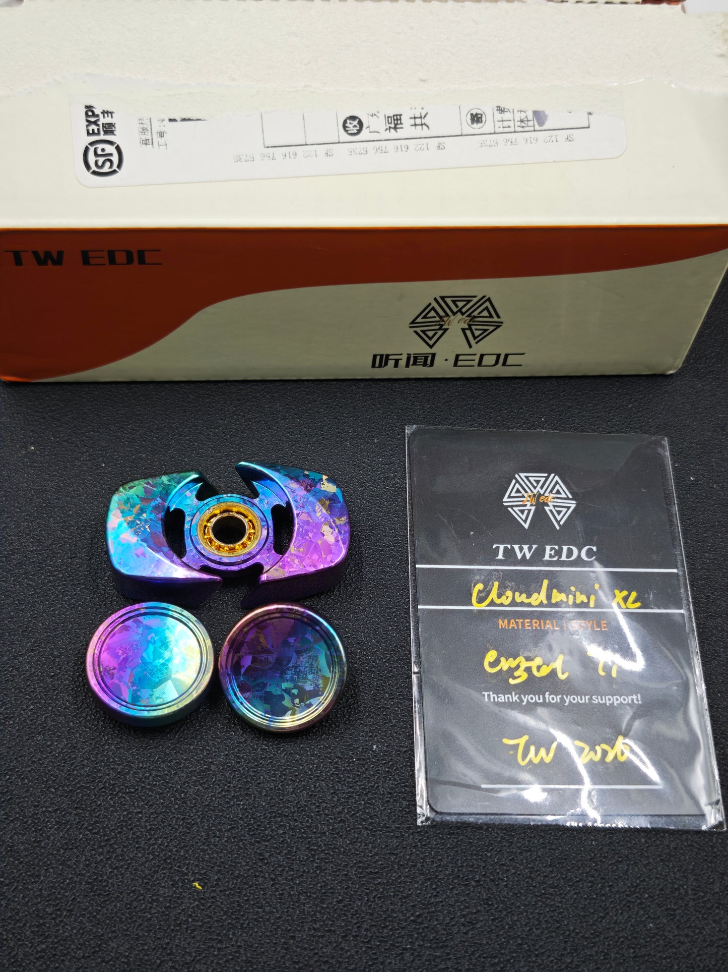 Premium Exquisite Cloud Crystallized Titanium