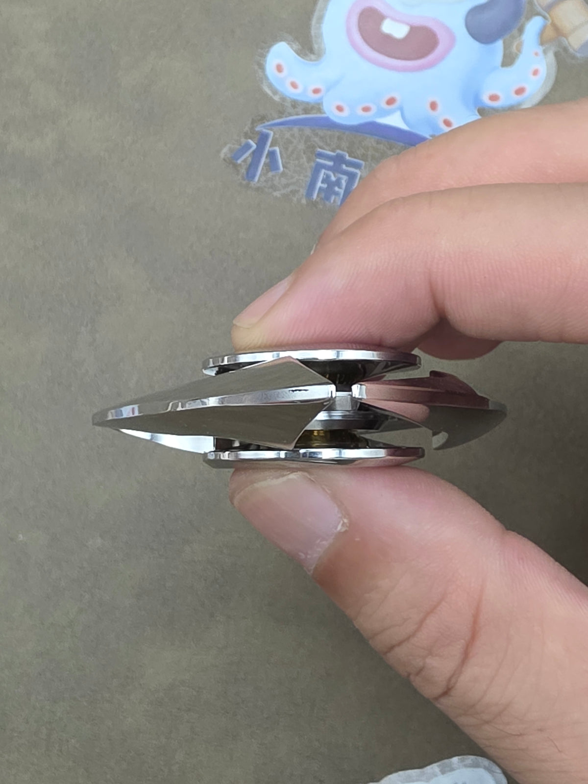 Pinwheel Stainless Steel Polished