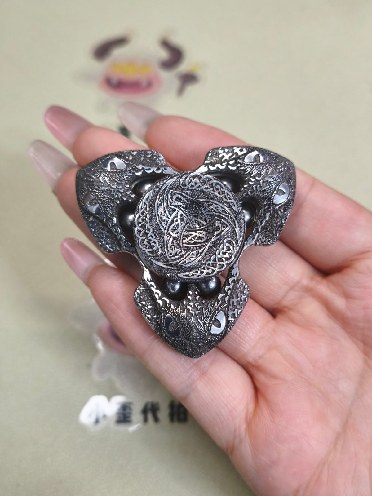 Toothless Finale Special Material Stainless Steel Porcelain Washed Engraved Polished Limited Edition