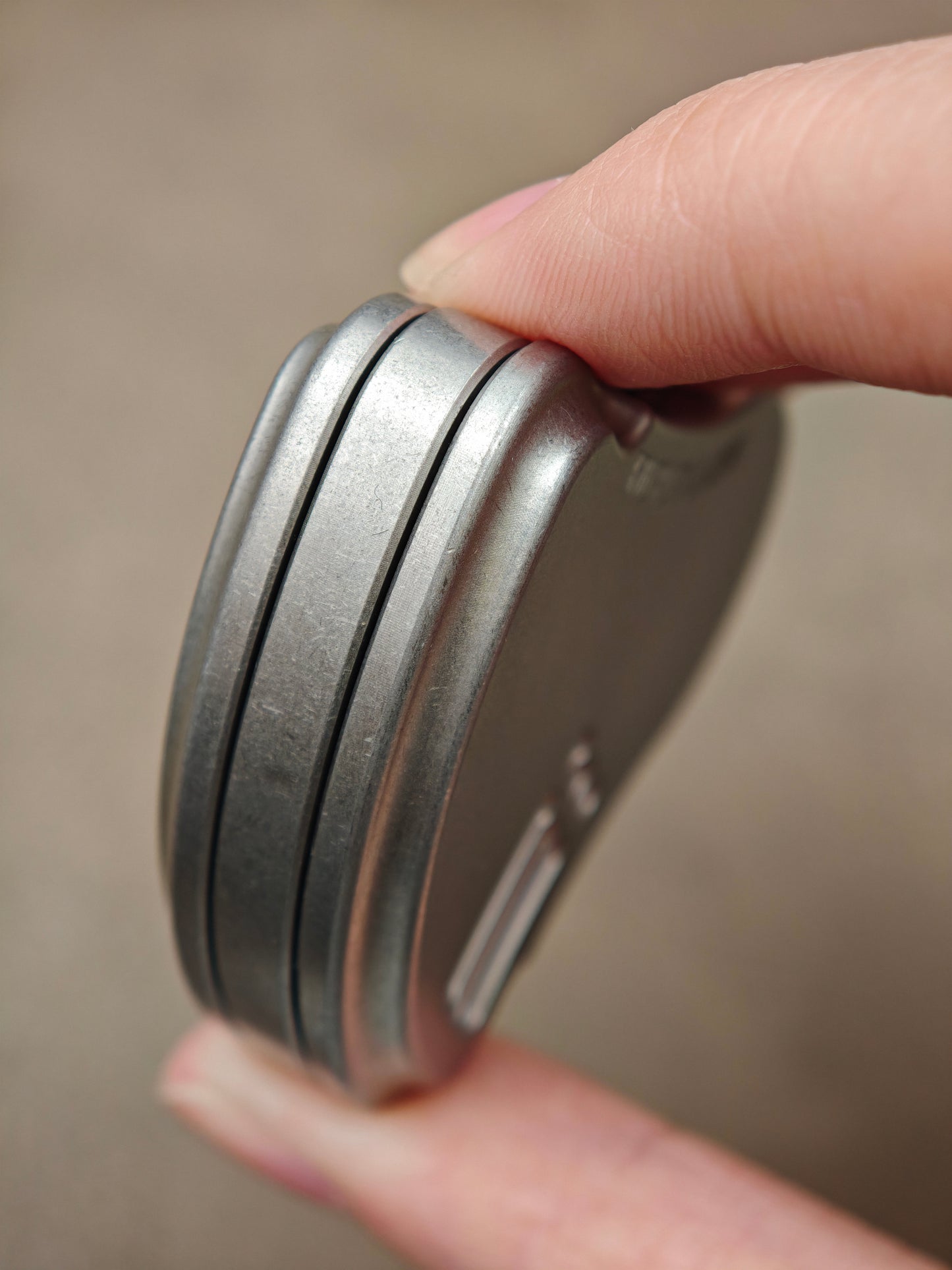 Balled Shell Stainless Steel Stonewashed