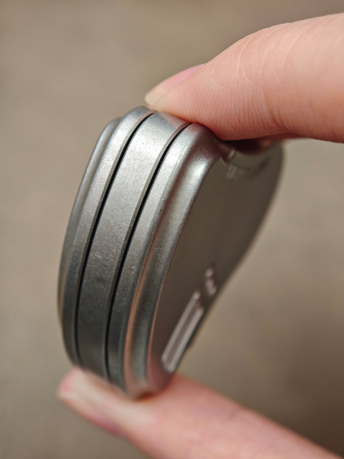 Balled Shell Stainless Steel Stonewashed