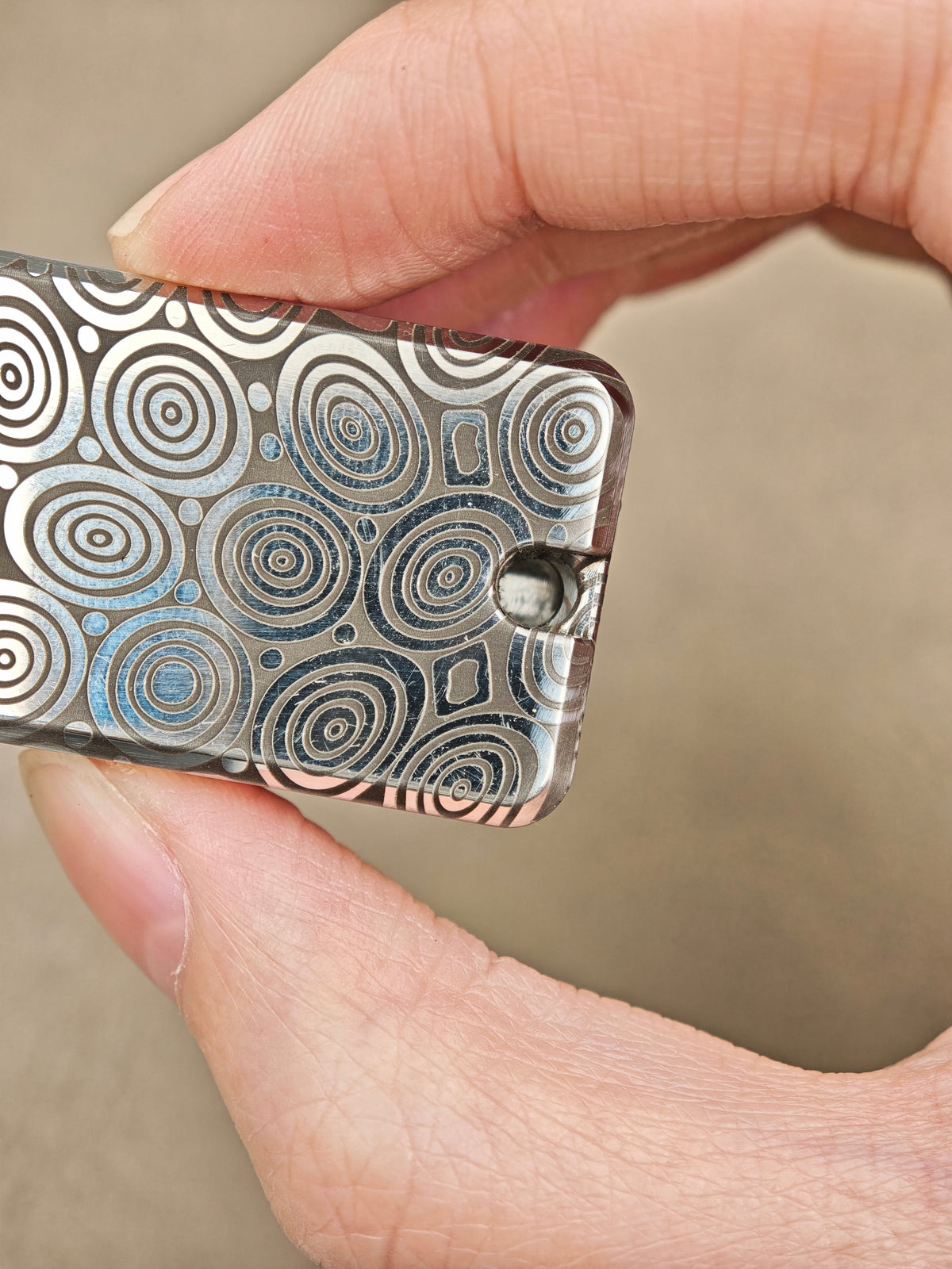 Q1 Stainless Steel Engraved