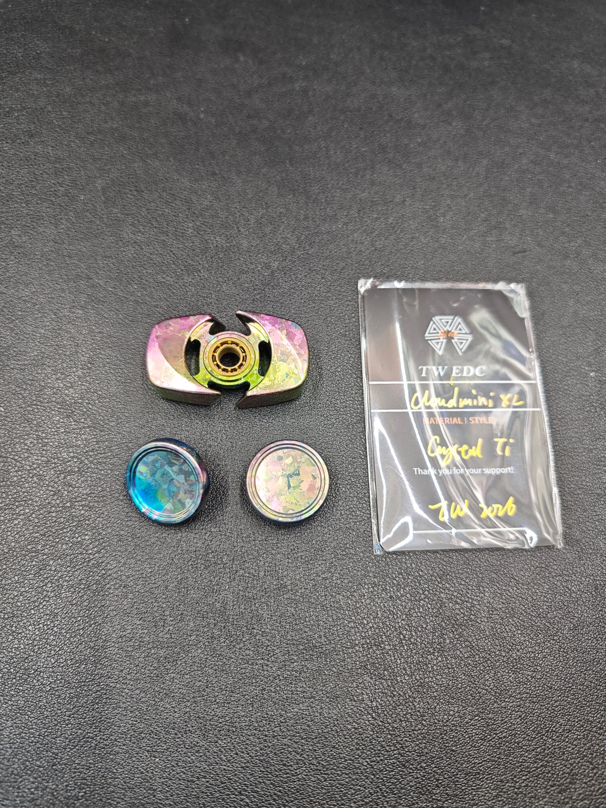 Spinner Crystallized Titanium