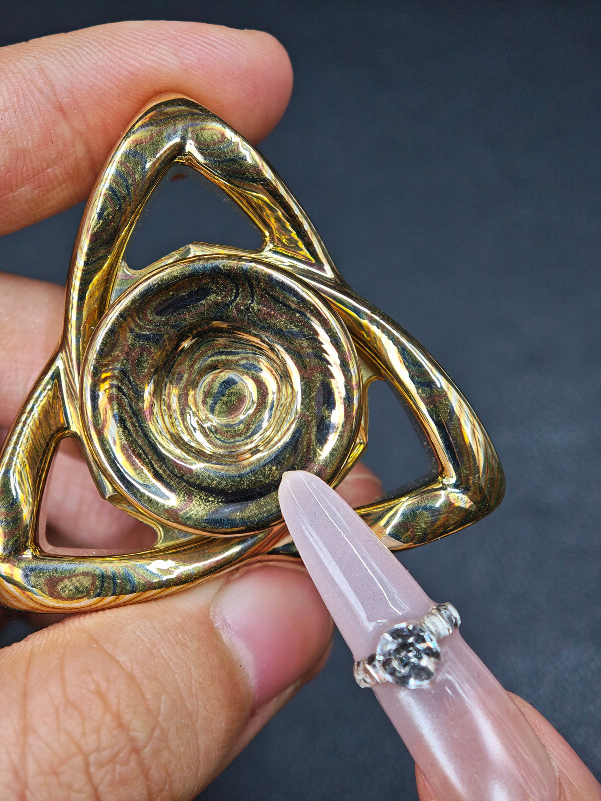 Xian Sin Mokume Polished