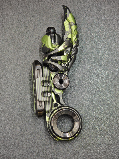 EXOSKELETON G10 Green Black Bone Core Stainless Steel