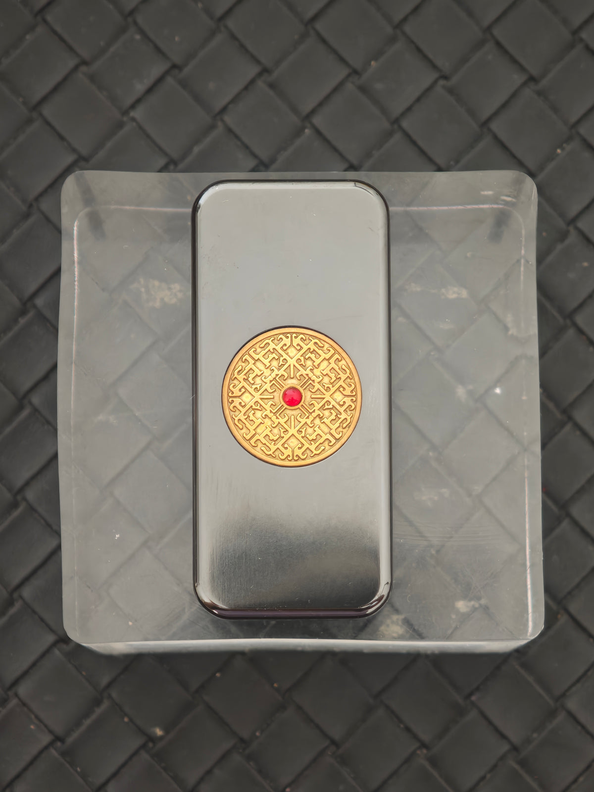 Brocade & Azure Paperweight Zirconium