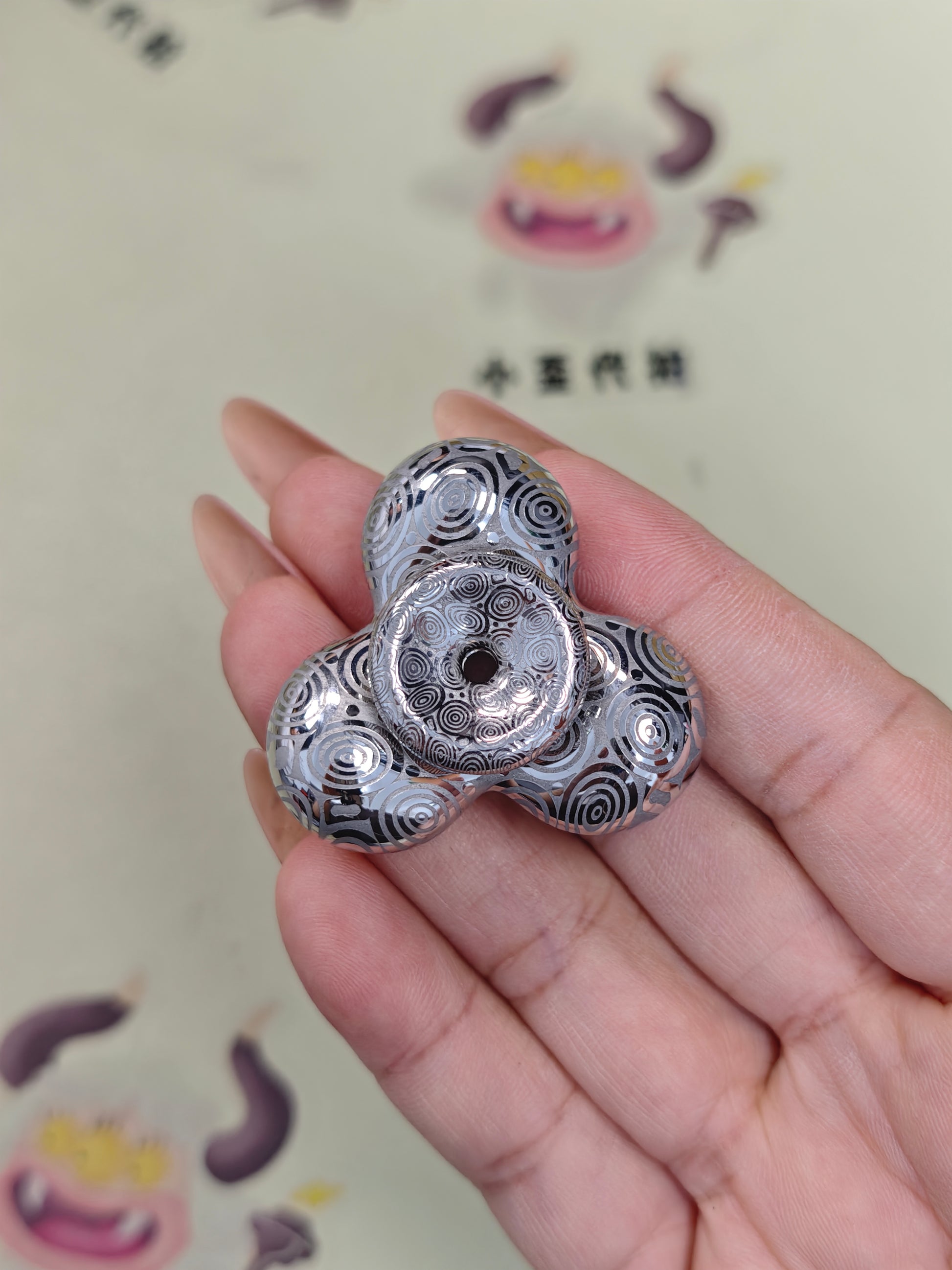 Cell Mini Damasteel Etched