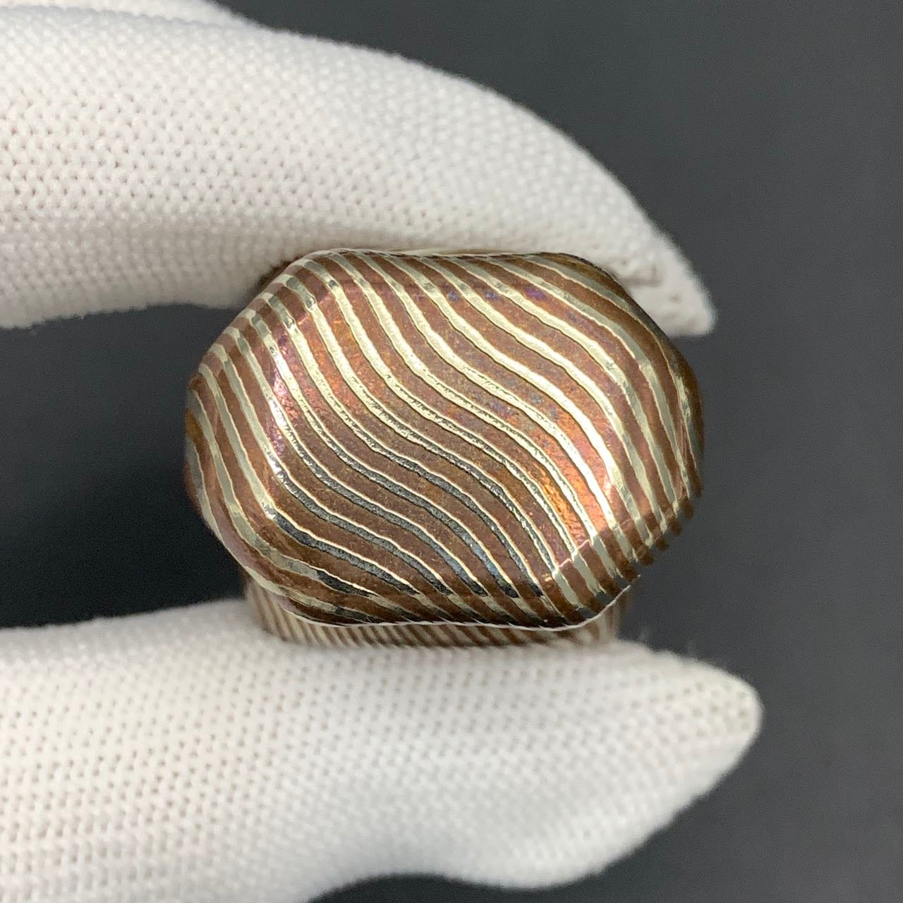 BABY Series A Knife Cloth Bearing Cap Mokume