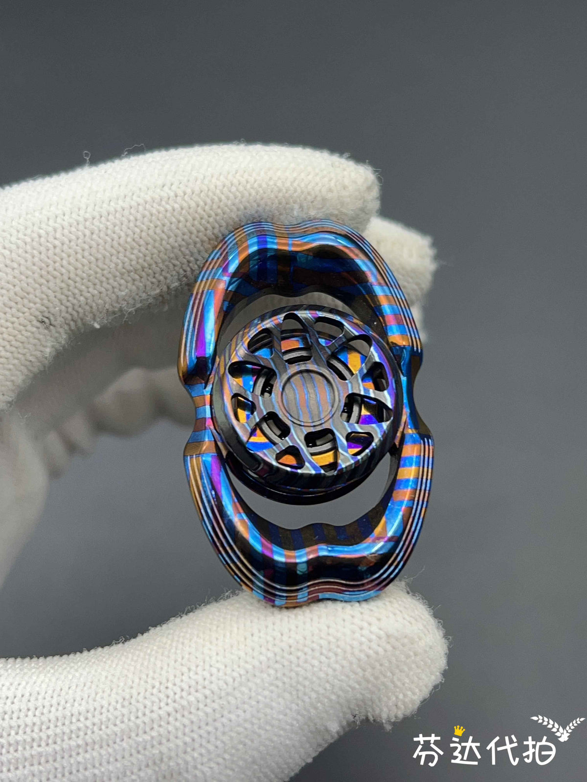 Obsidian Crystalized MINI Titanium Zircuti Mokuti
