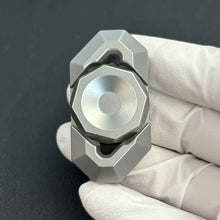 Crystal Twin Leaf Stainless Steel Blasted