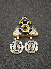 Dragon God Maru XL Stainless Steel Gold Plated Machine Finished