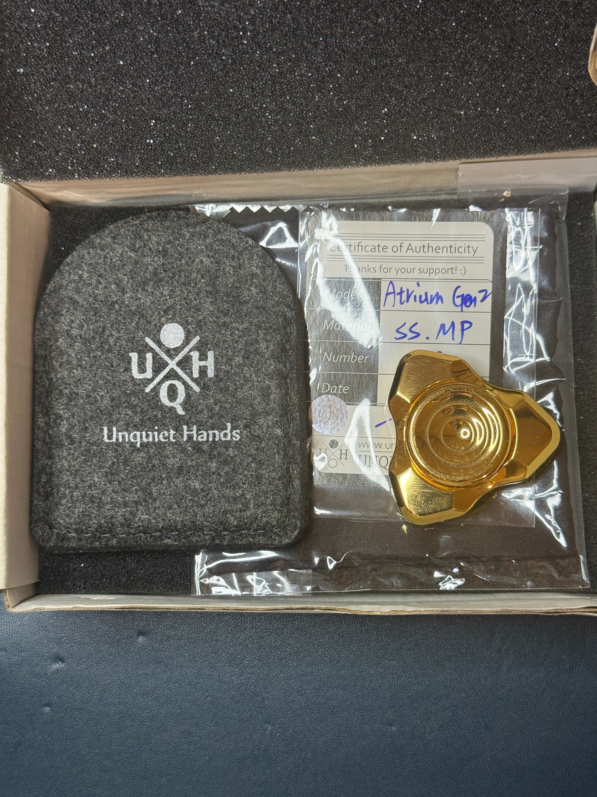 UQH Gen2 Stainless Steel Gold Plated