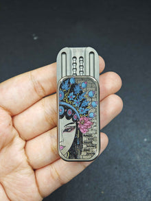 POPO Titanium Color-Anodized Resin-Sealed Engraved Limited Edition