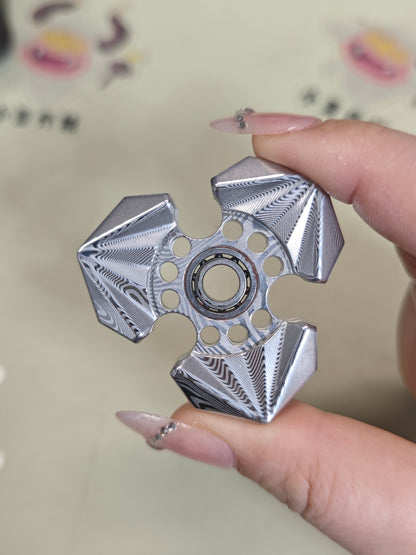 Tri Leaf Crossbone Damasteel