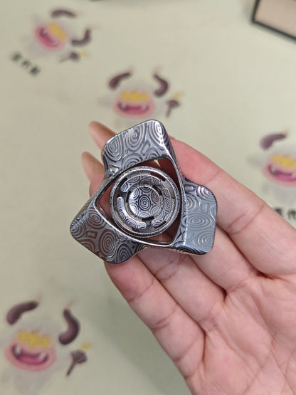 Phantom Dual Leaf Damasteel