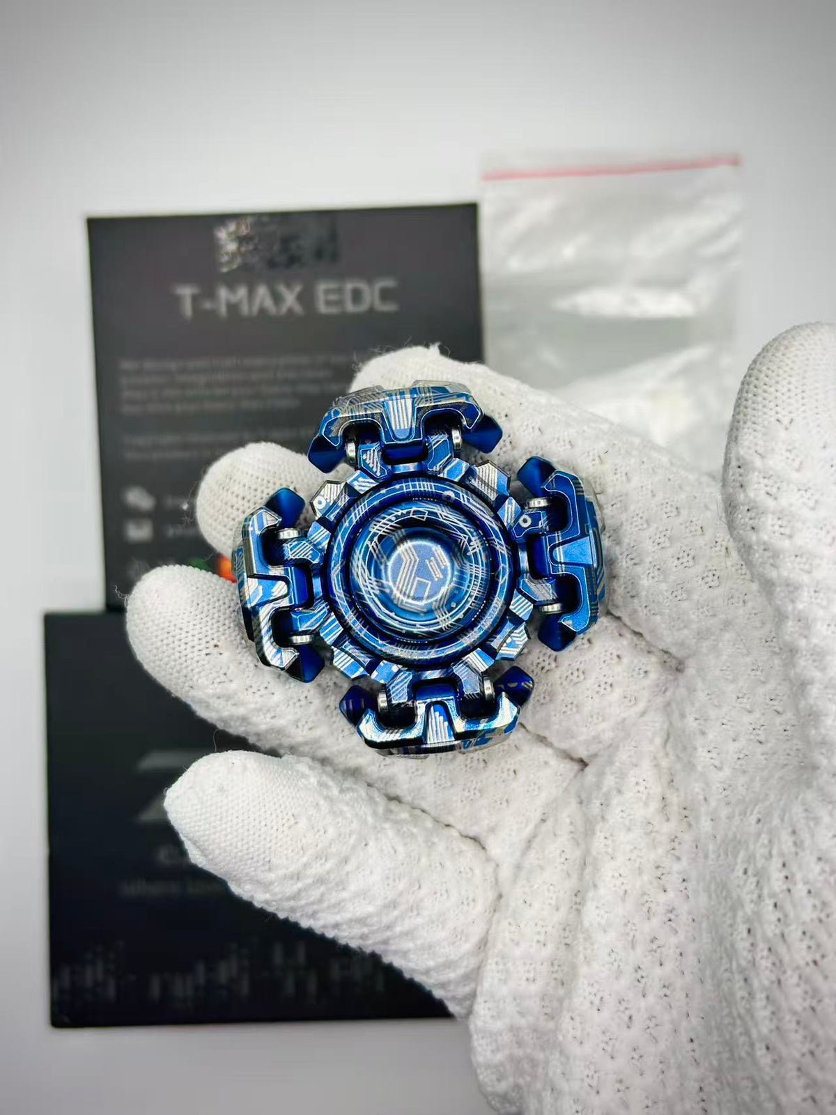 Ancient Iron Shell Opening Titanium Engraved