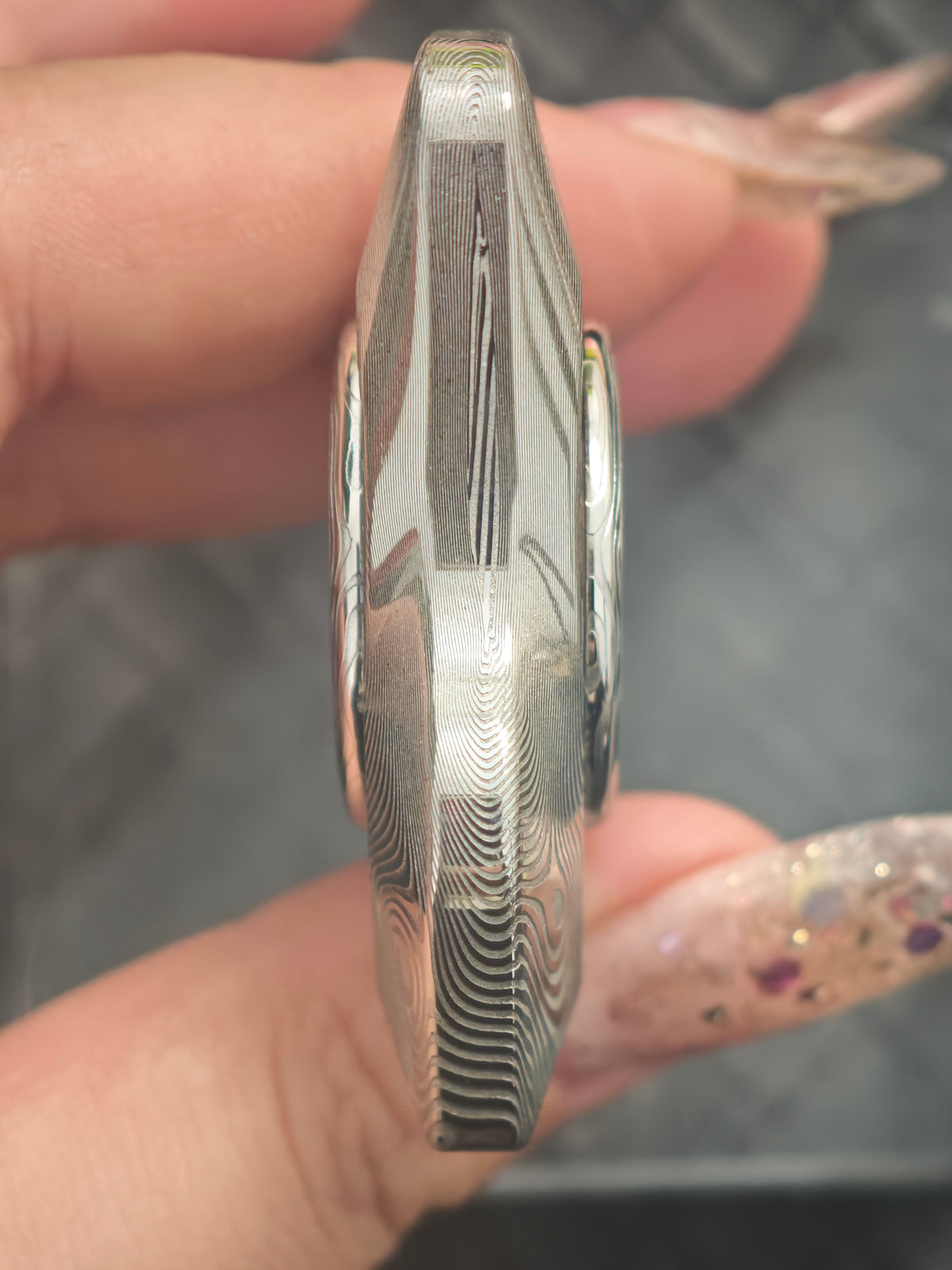Phantom Dual Leaf Damasteel