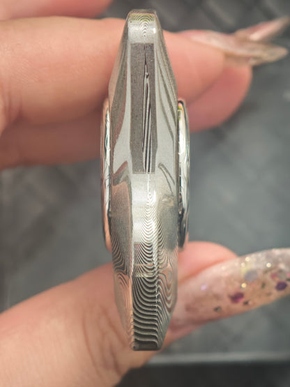 Phantom Dual Leaf Damasteel
