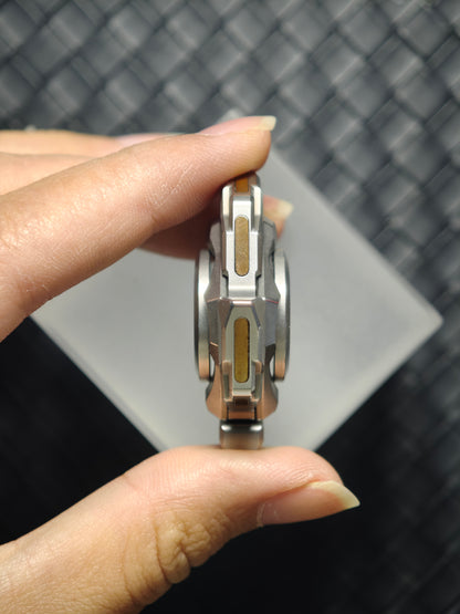 Haze Shell Opening Stainless Steel Engraved