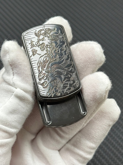 Root Three Zirconium Engraved Polished Limited Edition