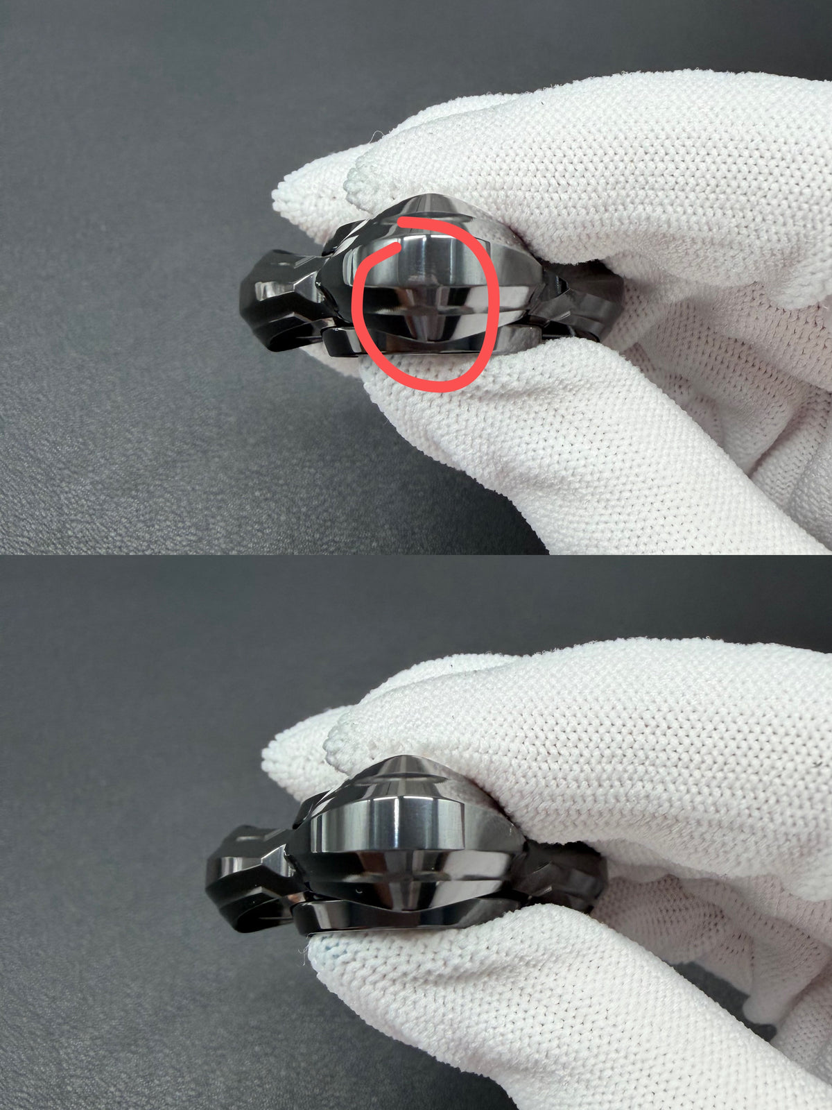 Cat's Eye Zirconium Polished