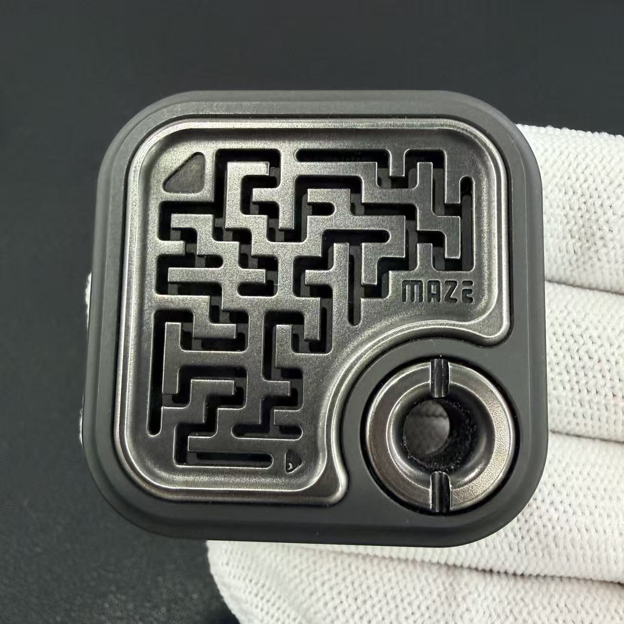 MAZE BLOCK Zirconium Stainless Steel