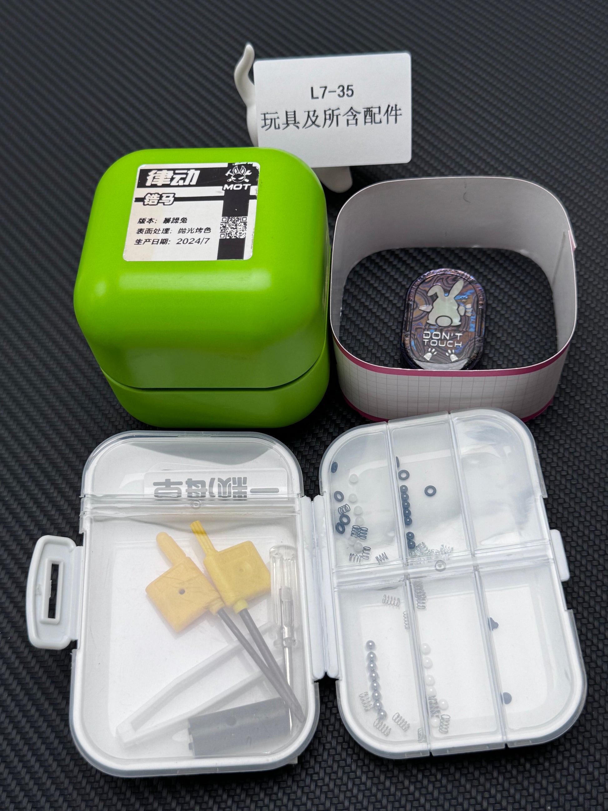 MOT Grumpy Rabbit Rhythm Zircuti Resin-Sealed