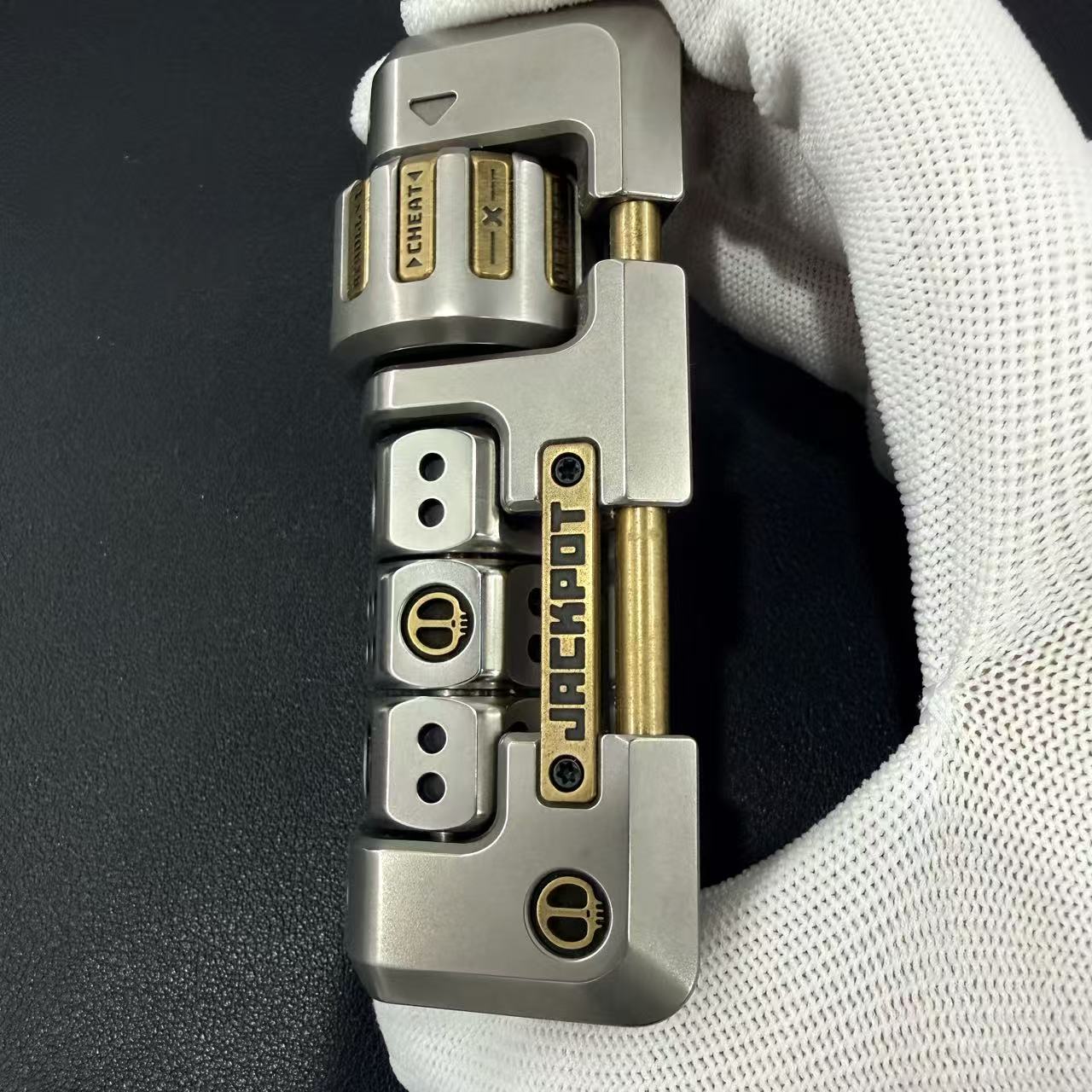 Jackpot 2.0 Deskset Brass Stainless Steel