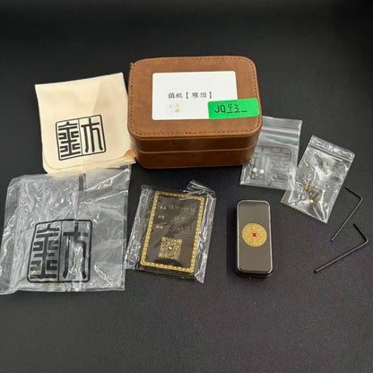 Brocade & Azure Paperweight Zirconium
