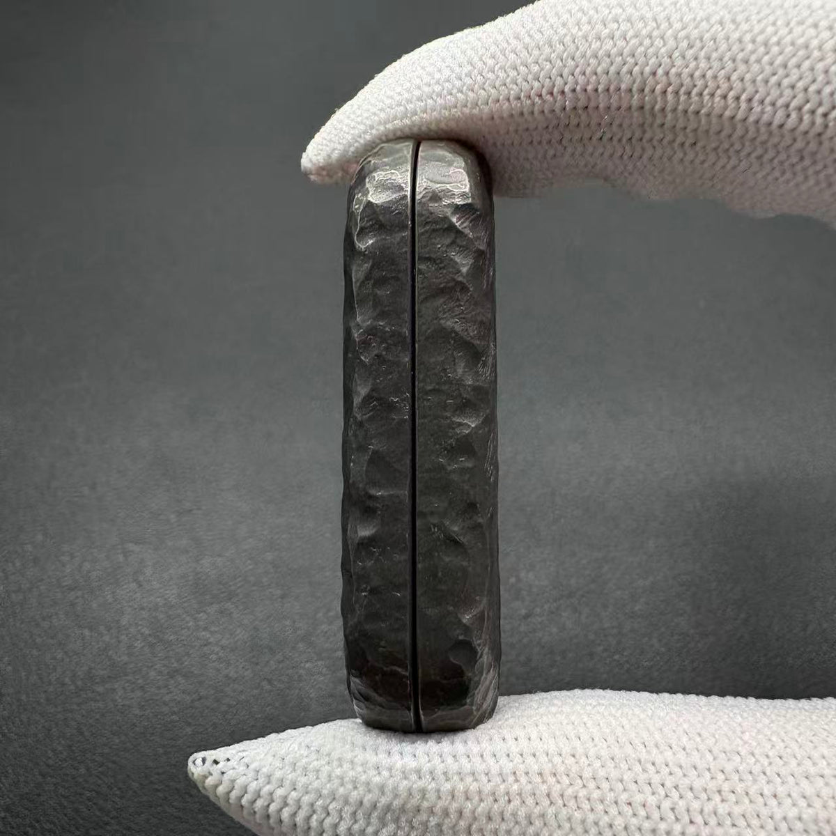 Floating Cloud Titanium Stone Textured Engraved Polished