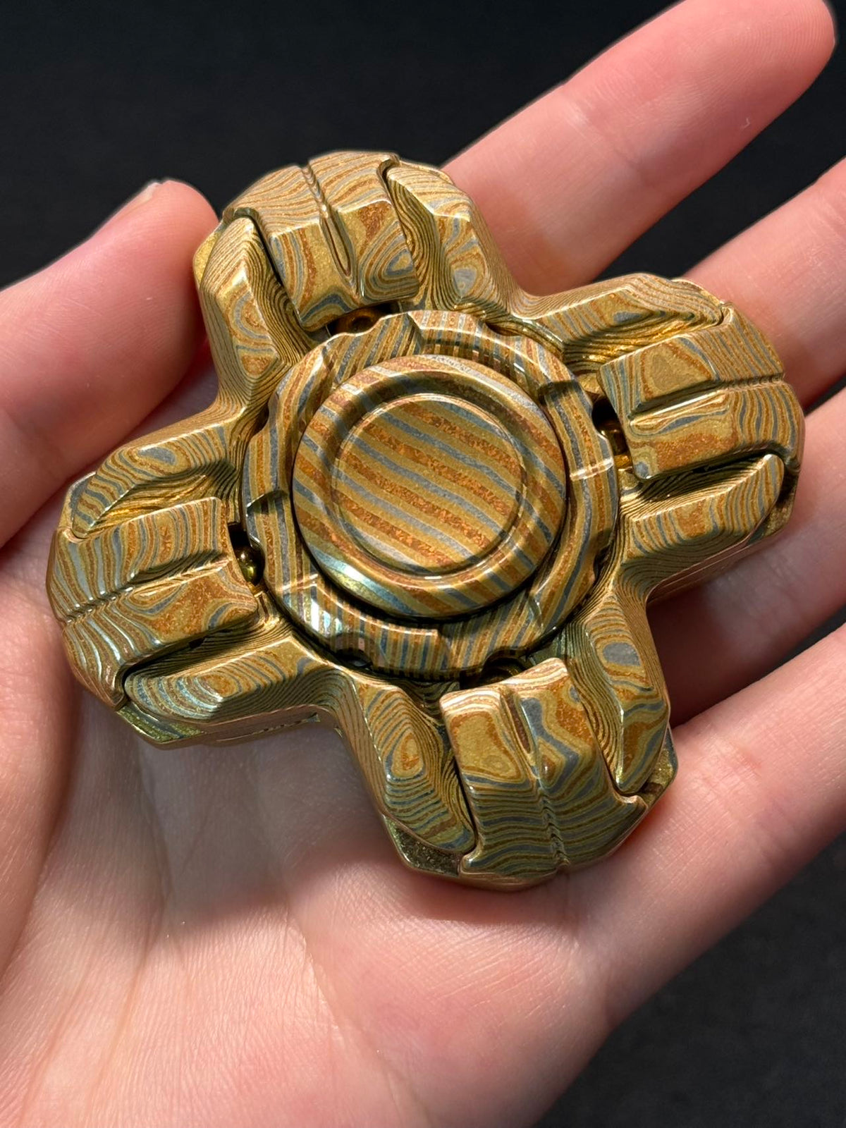 Armor Pie Shell Opening Mokume