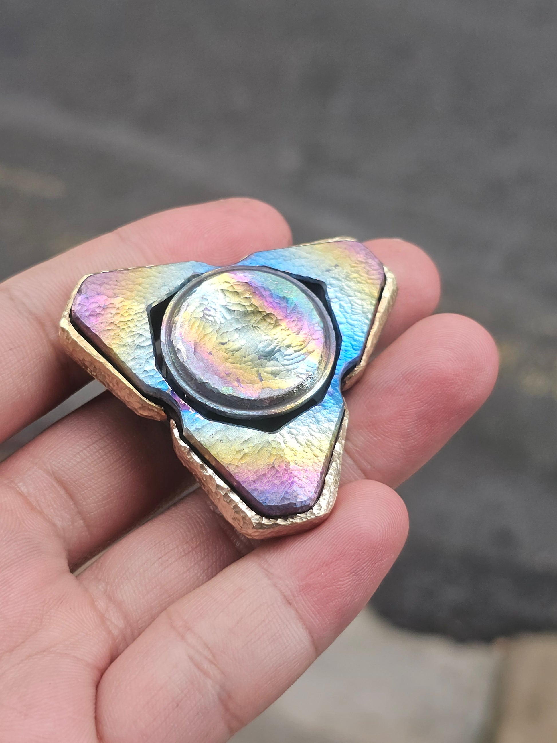 Qs Titanium Color-Anodized Engraved