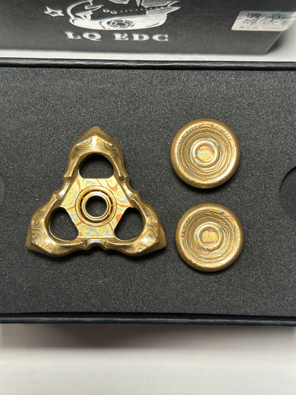 Thorns And Fog Mokume Etched