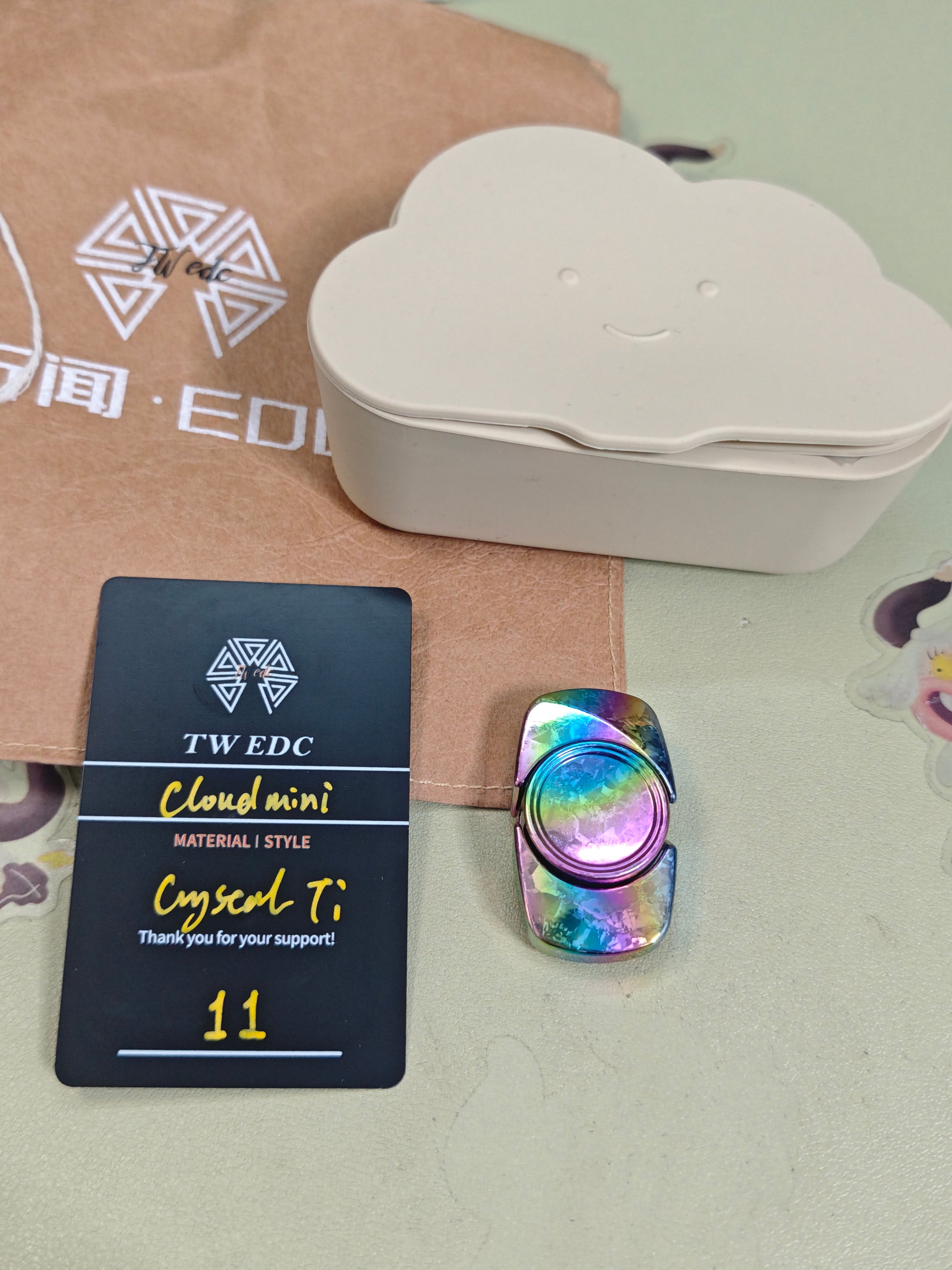 Premium Exquisite Cloud Crystallized Titanium