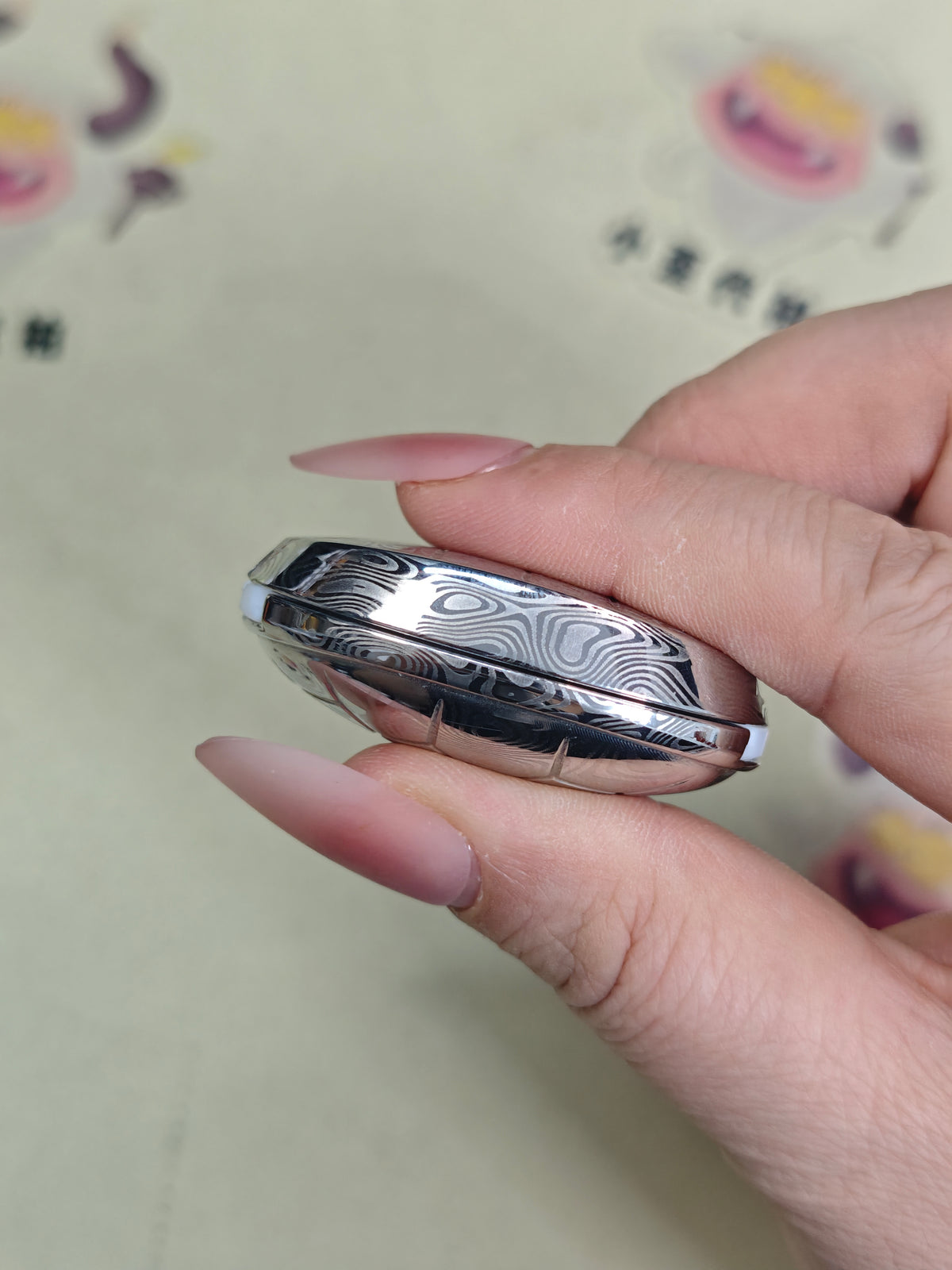 Jingle Beetle Stainless Steel Engraved Polished