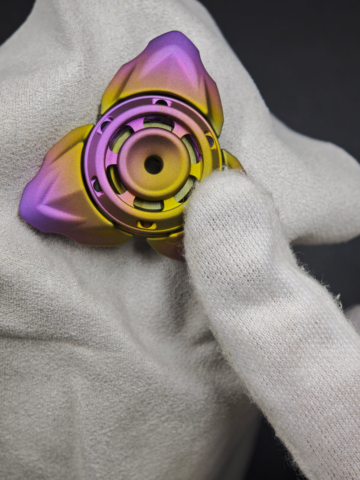 Dragon Pearl Niobium Anodized Brushed