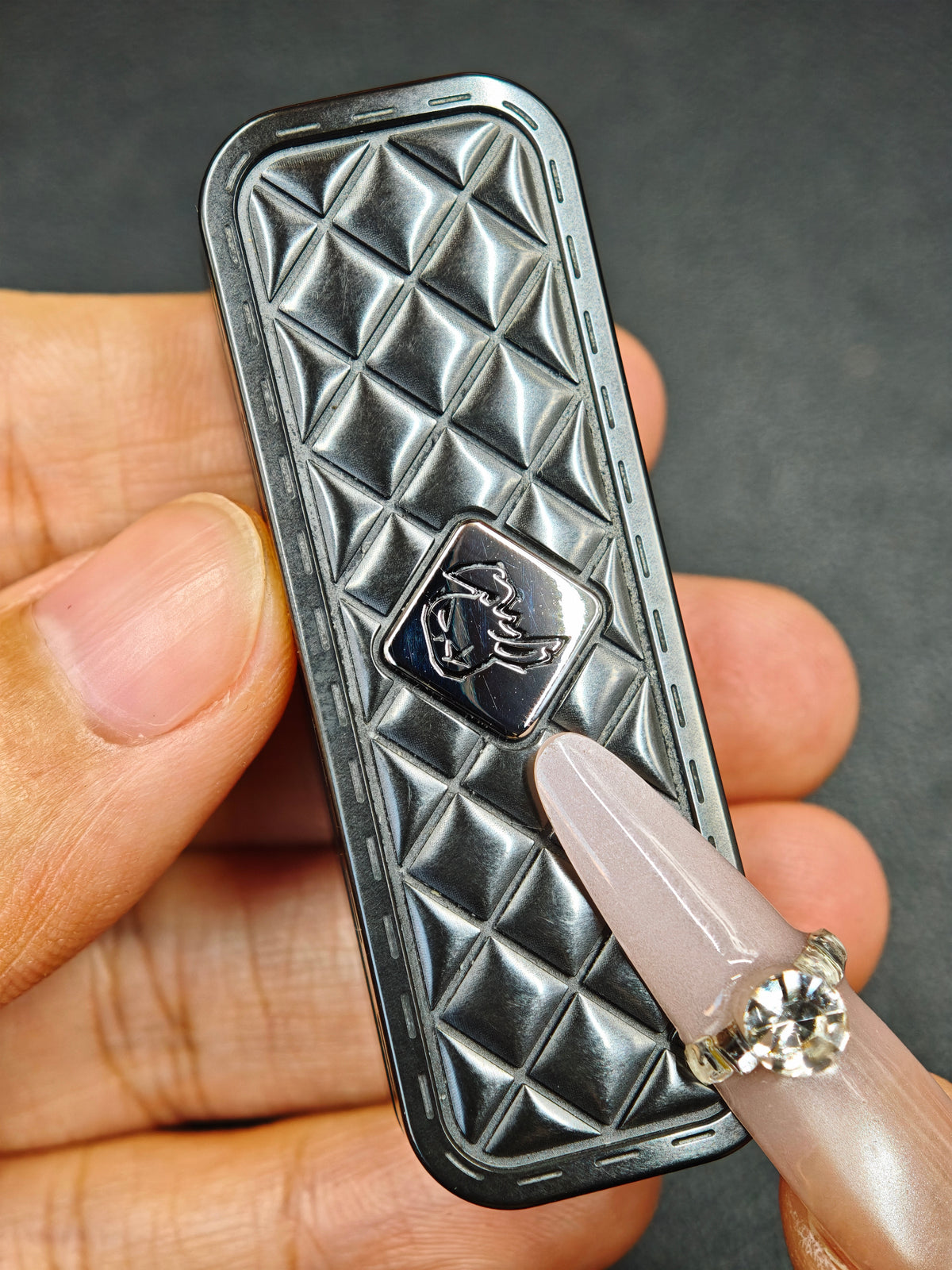 Feng Ling Zirconium Color-Anodized Stonewashed