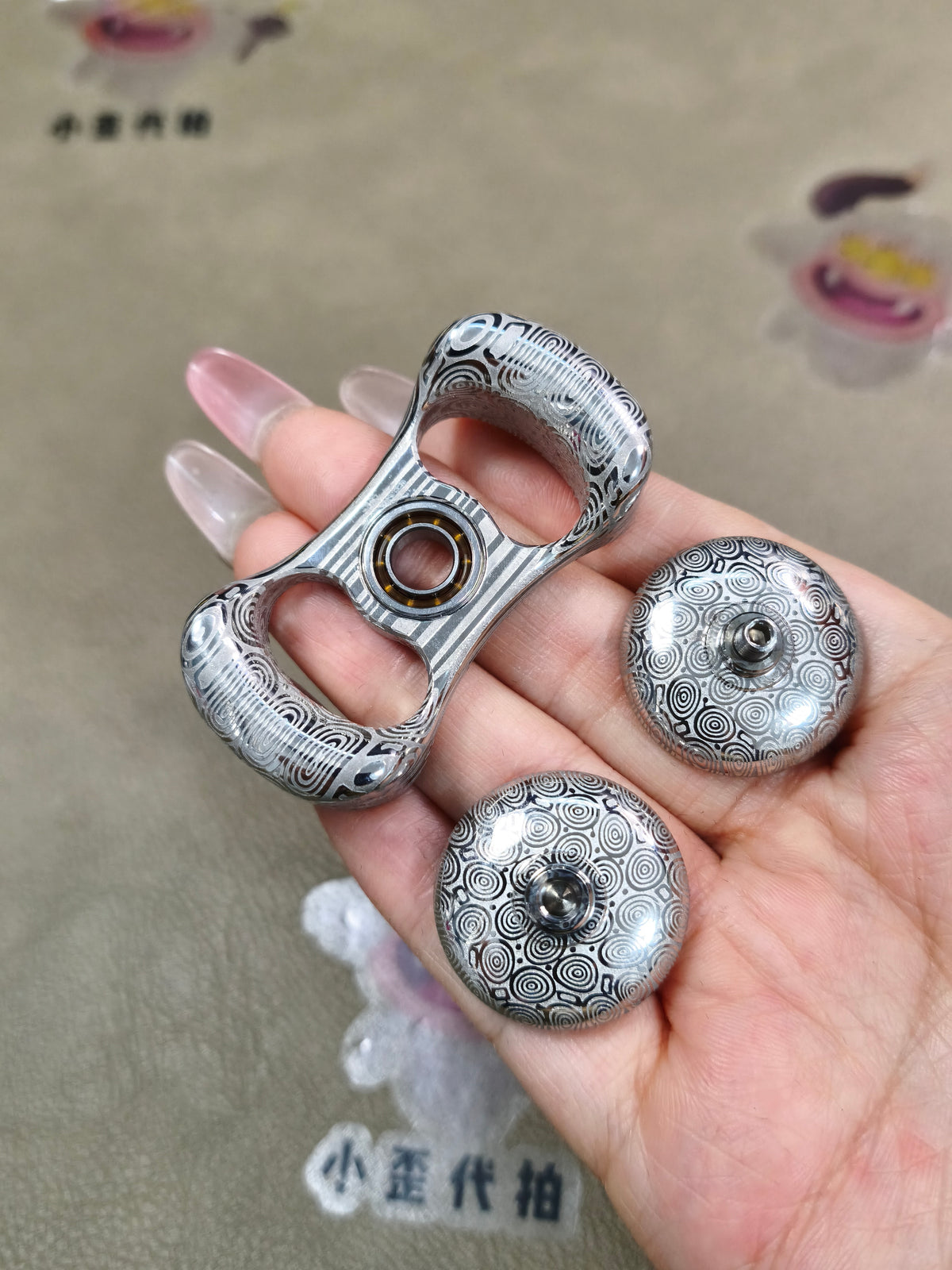 Two-Leaf Horizon Mega Damasteel