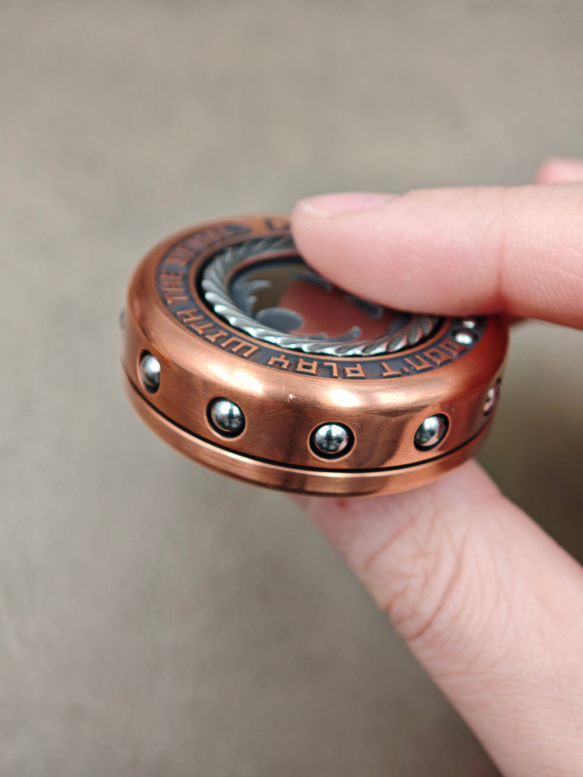 Dealer Button Copper