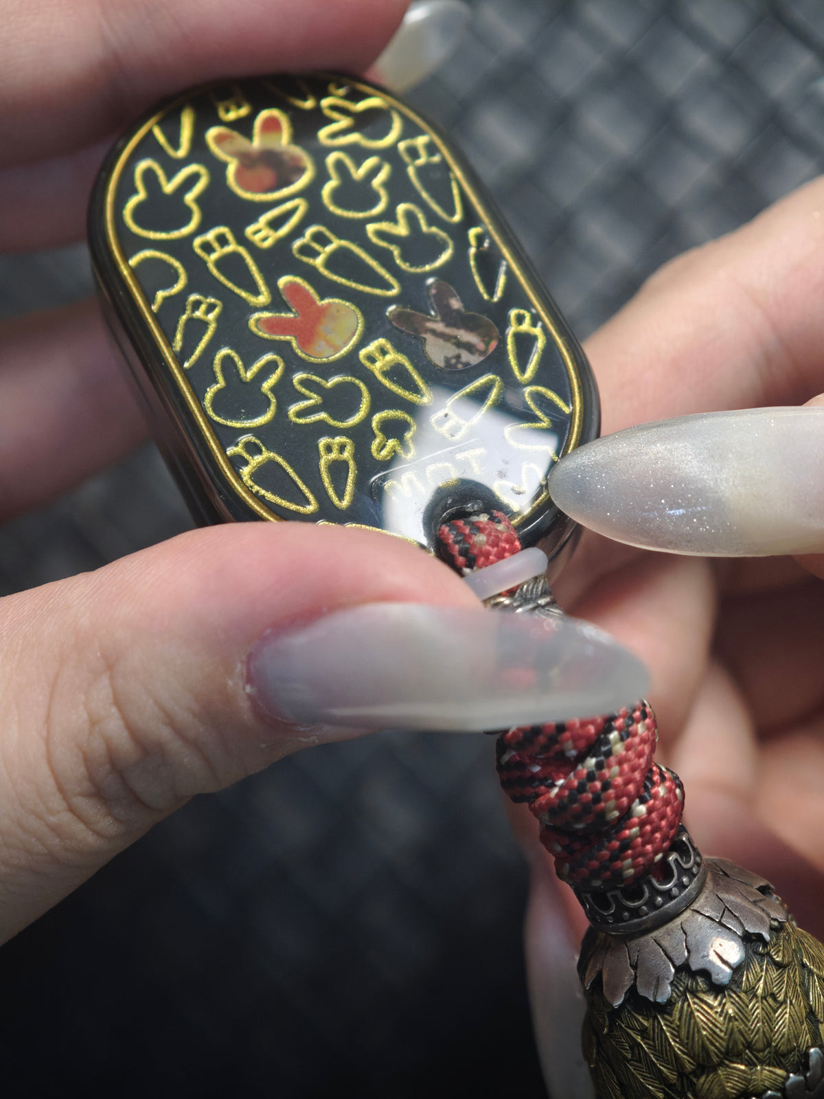 Grumpy Rabbit Rhythm Zirconium Resin-Sealed